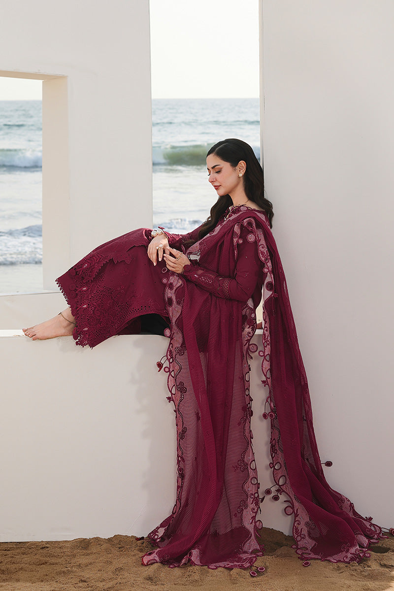 Qalamkar Embroidered Luxury Lawn Nelam