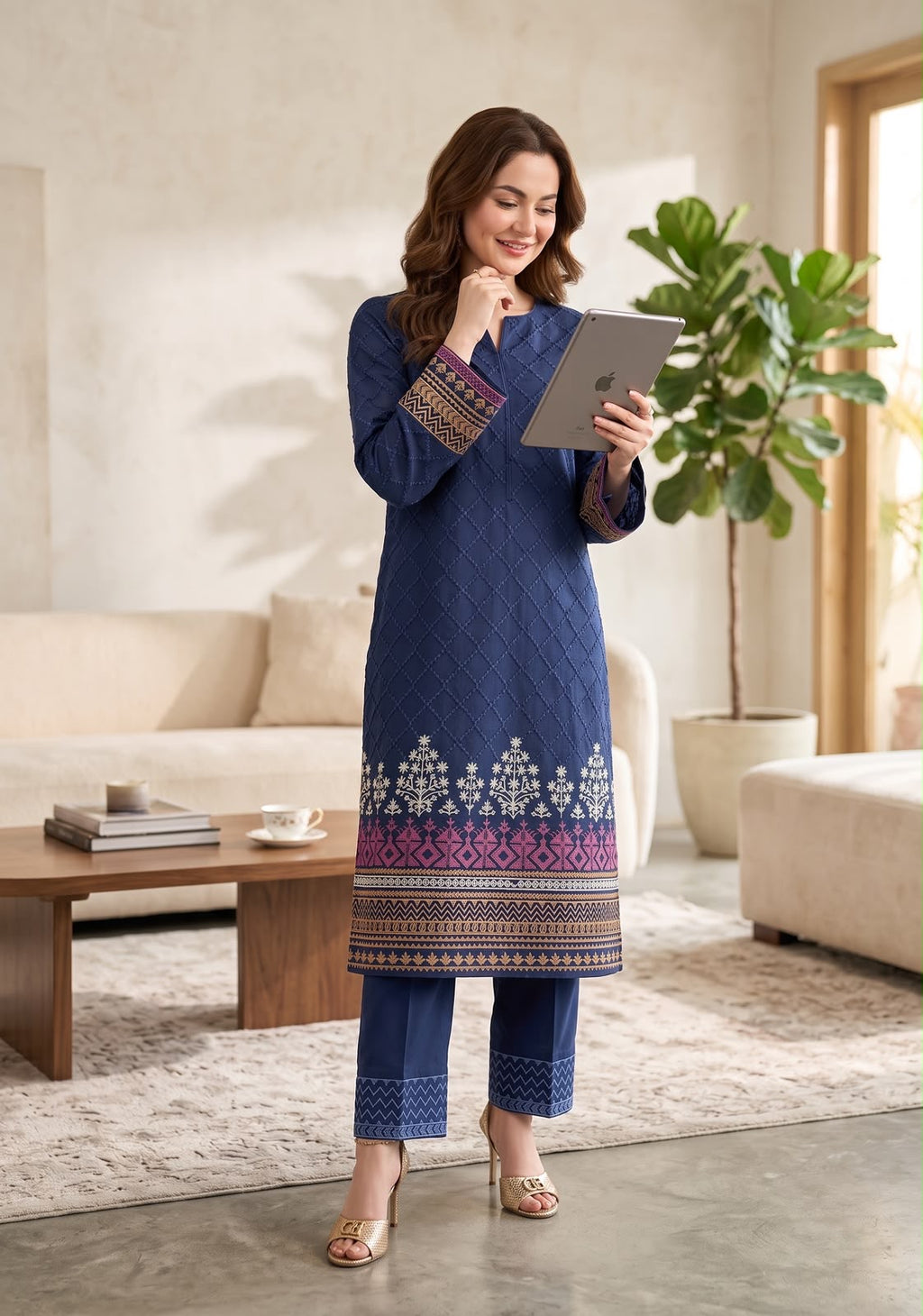 Embroidered Luxury Suit