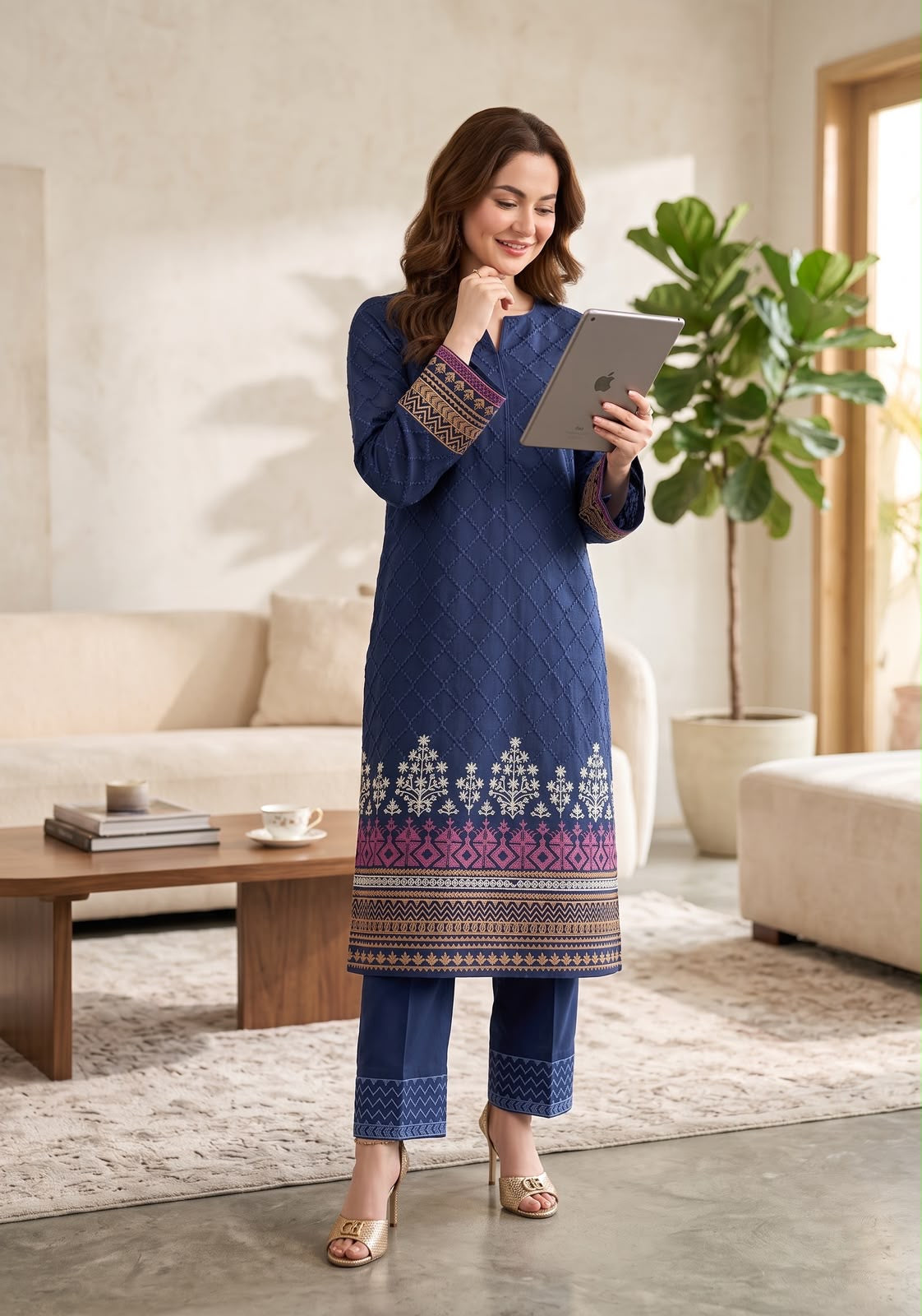 Embroidered Luxury Suit
