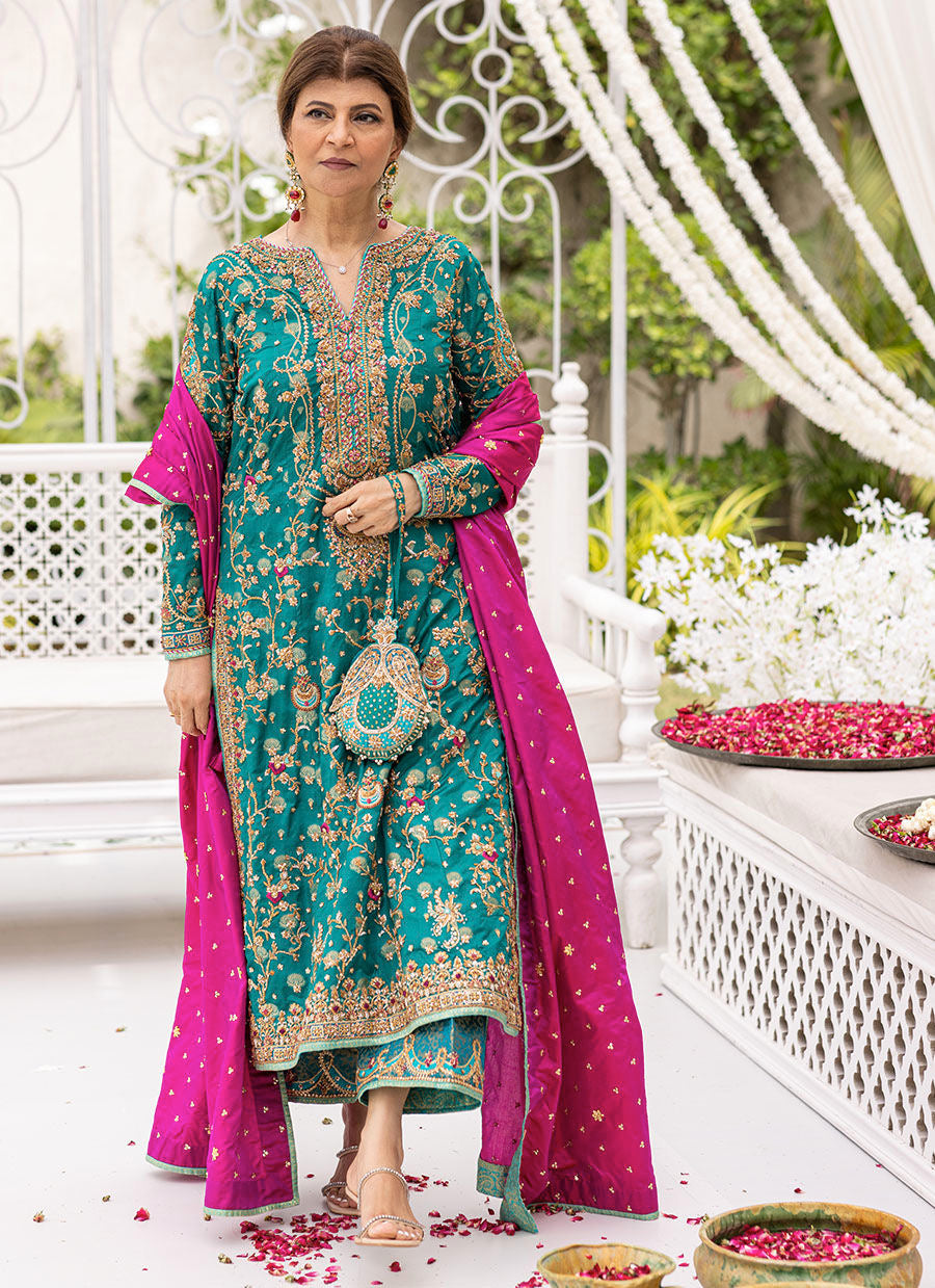 Farah Talib Aziz Handwork Suit 3 Pcs