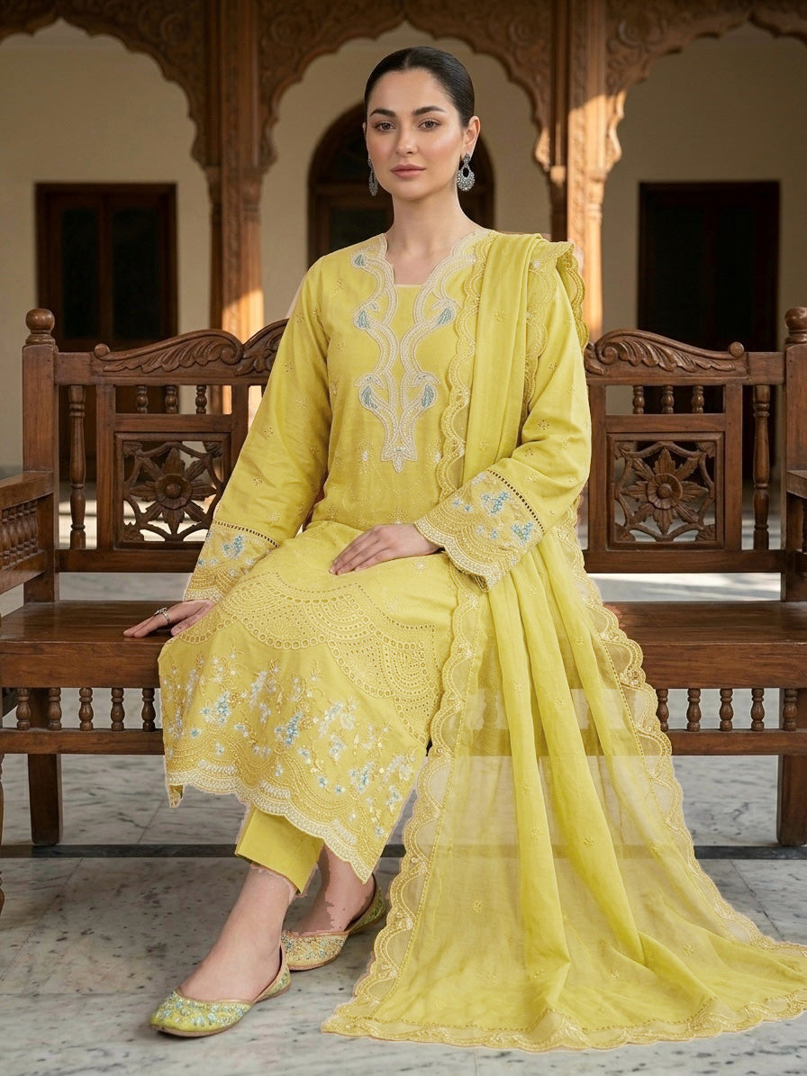 Ghani Embroidered Luxury Lawn Creation