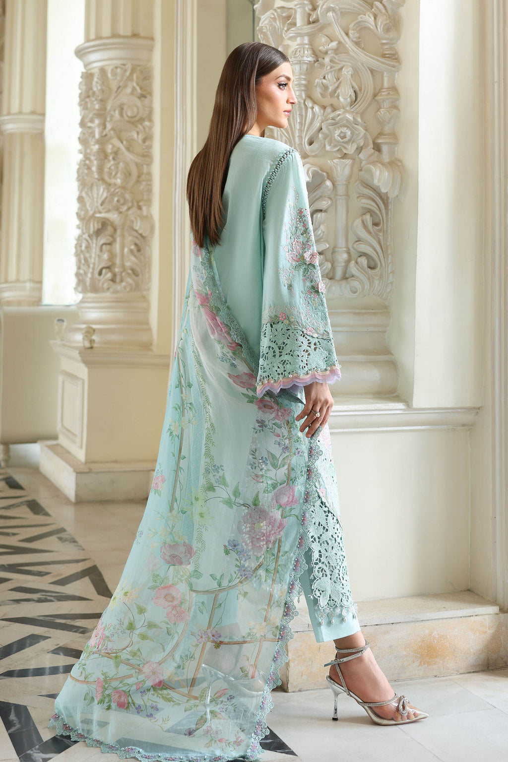 Maria B Embroidered Luxury Lawn