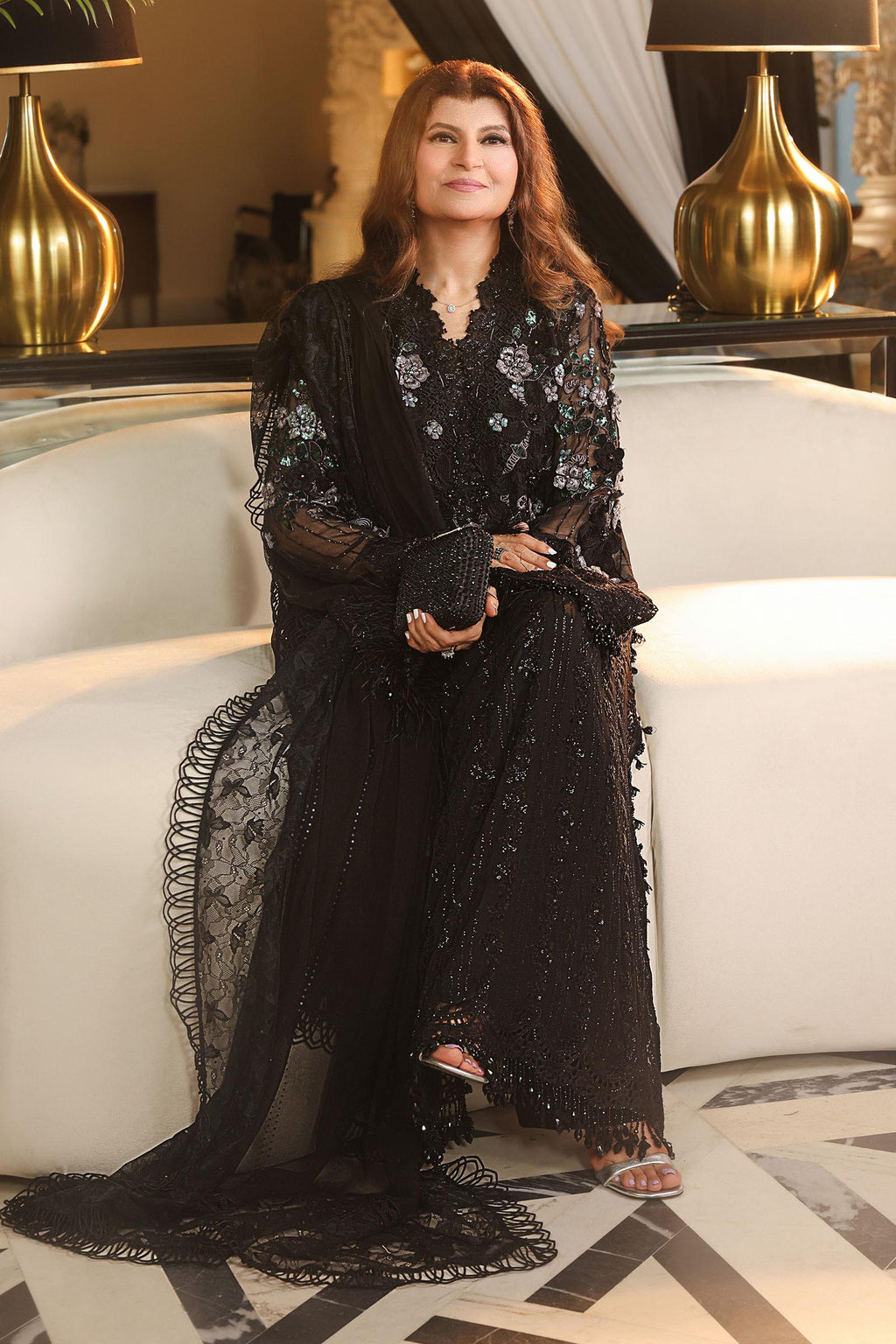 Maria B Embroidered Luxury Chiffon
