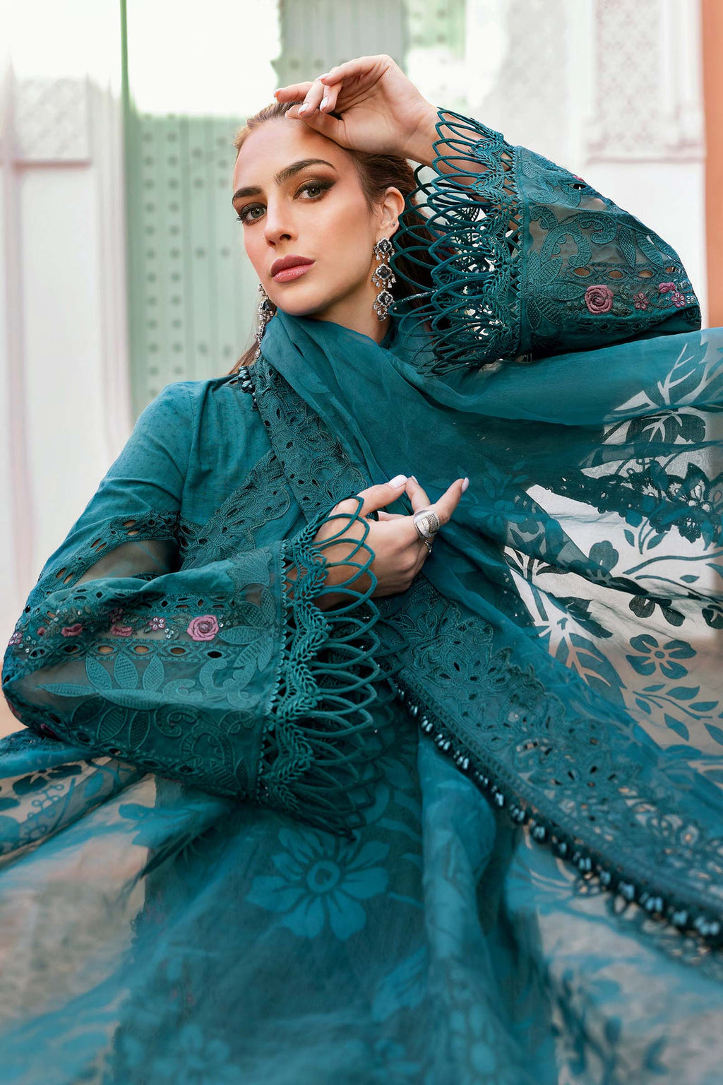 Maria B Embroidered Luxury Lawn
