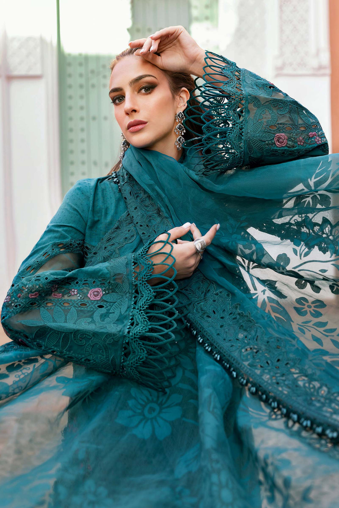 Maria B Embroidered Luxury Lawn