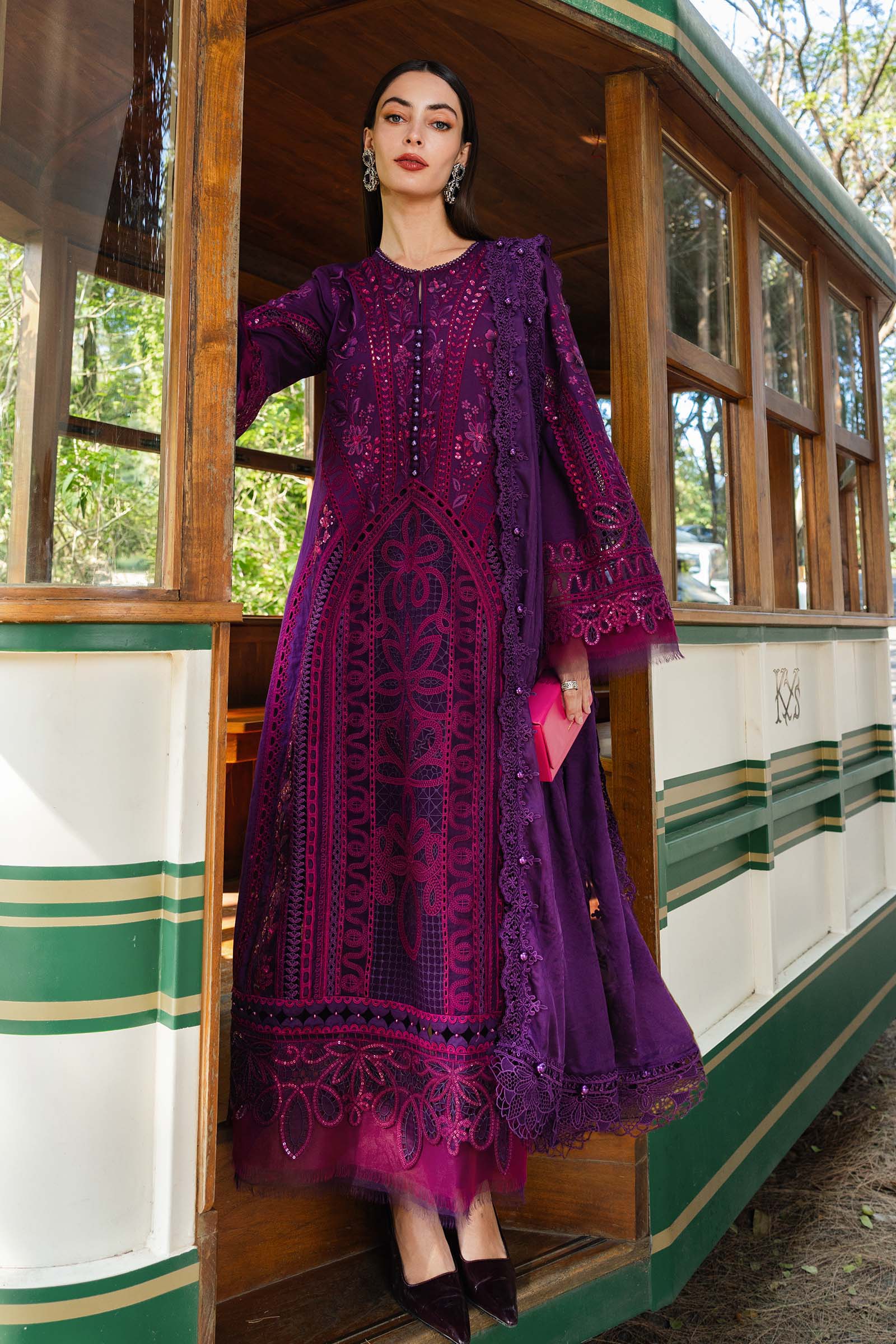Maria B Embroidered Luxury Lawn