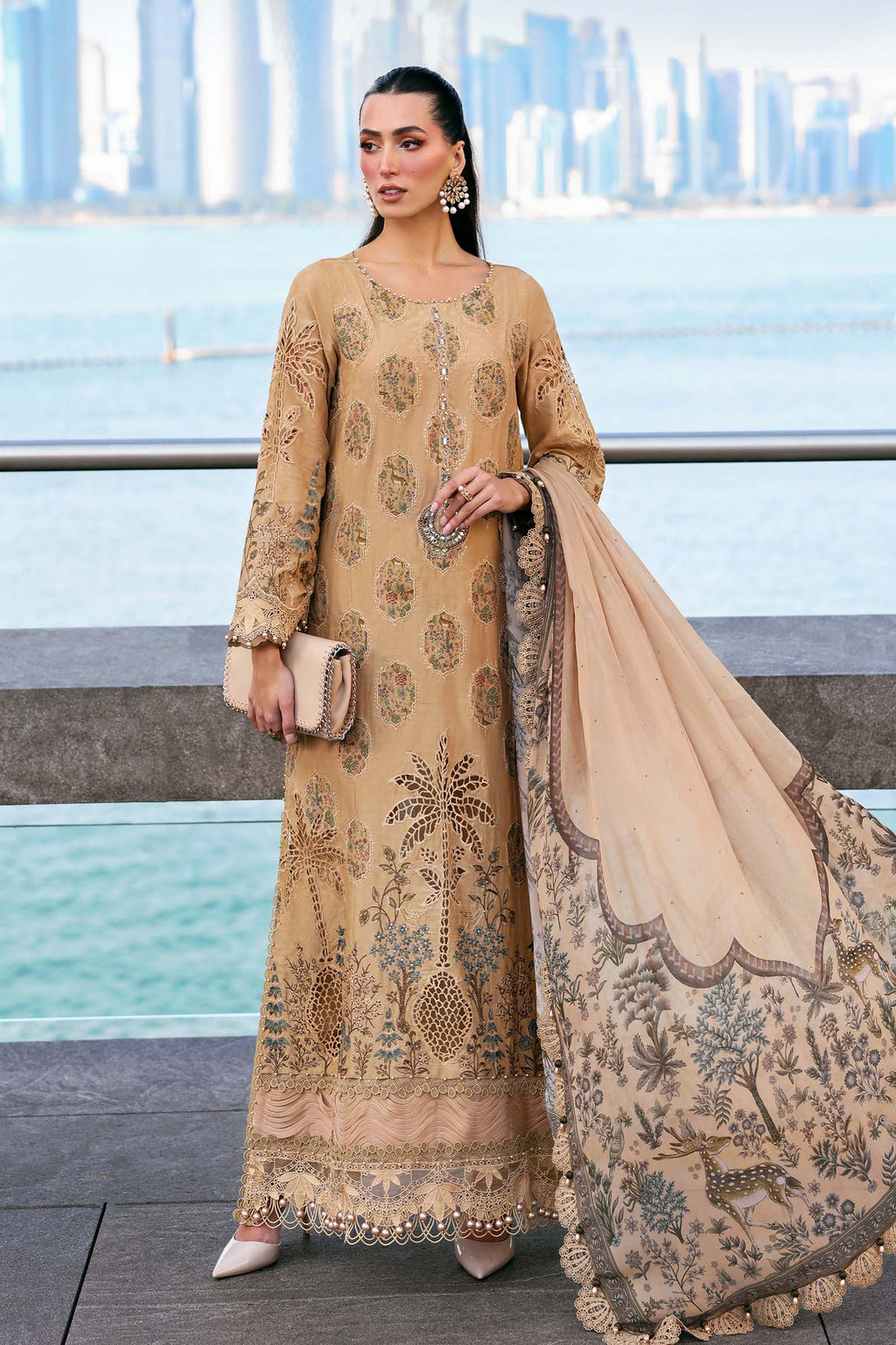 Maria B Embroidered Luxury Lawn