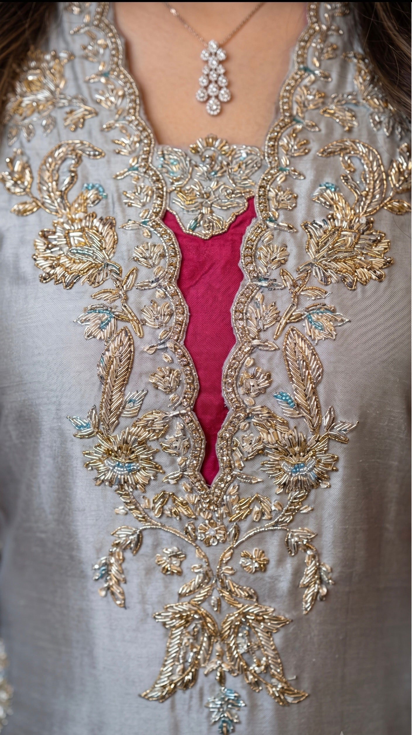 Luxury Hand Made Sheesha Silk Shirt