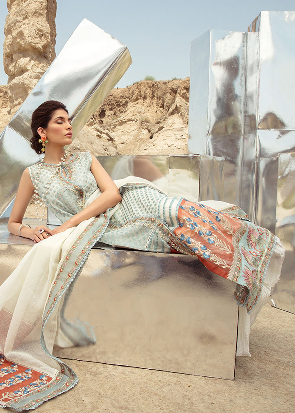 Saira Shakira Organza Suit
