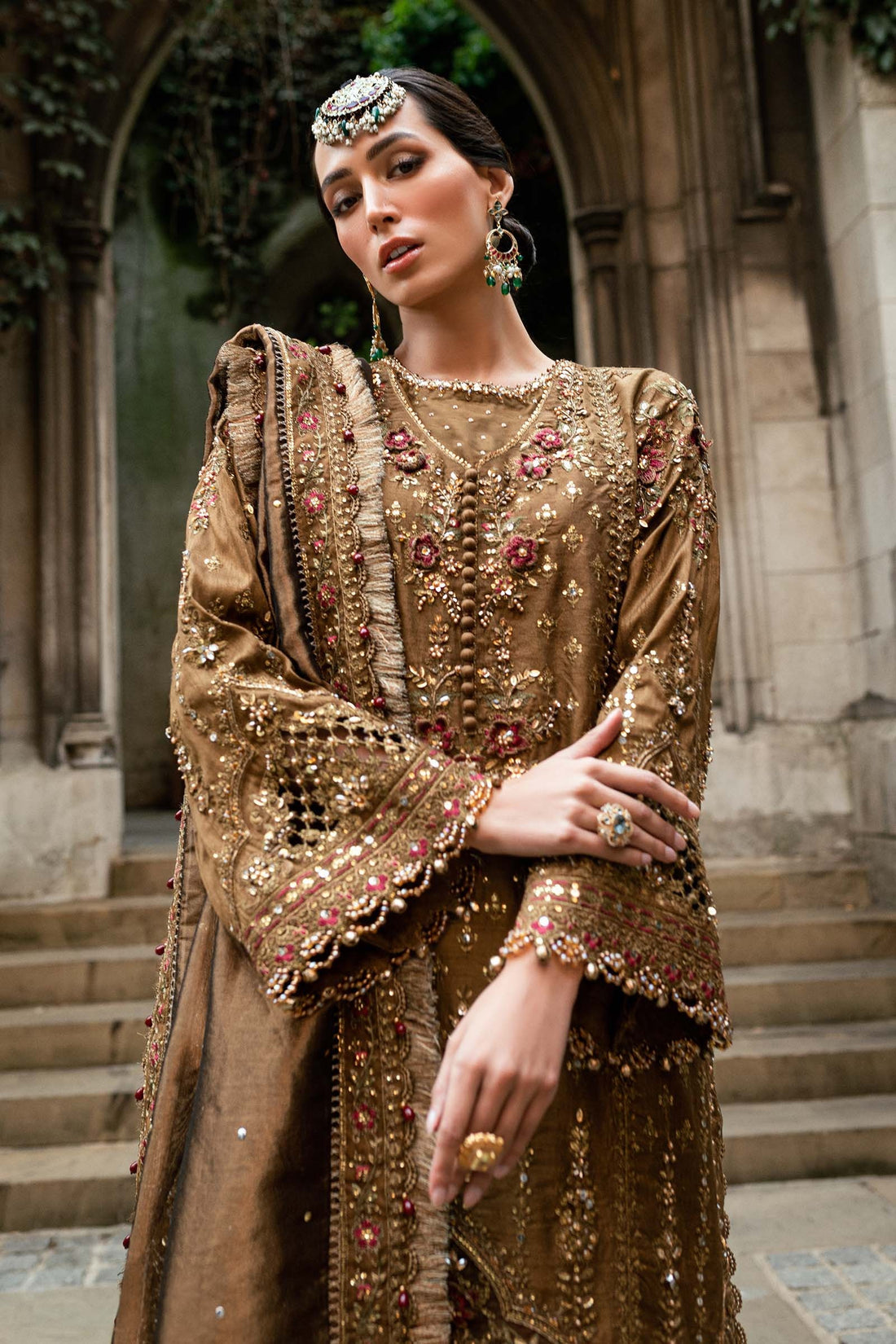 Maria B Luxury Hand Made Silk Suit