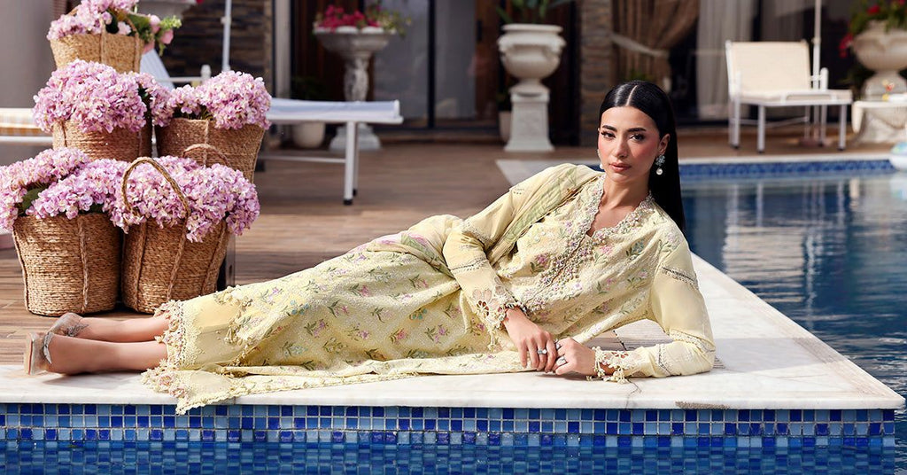 Maria B Embroidered Luxury Lawn