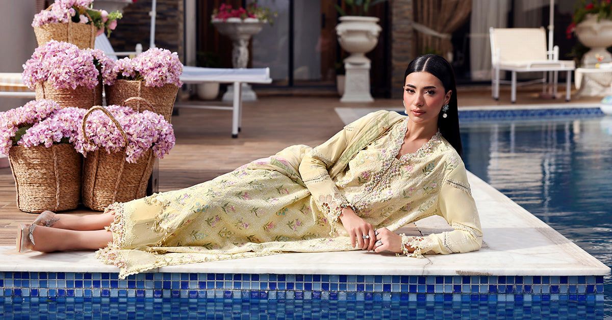 Maria B Embroidered Luxury Lawn