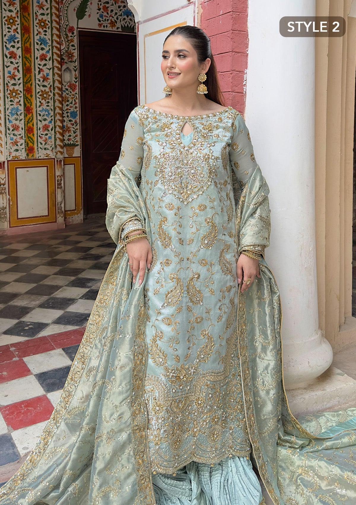 Aik Atelier Pure Tussel Silk Wedding Wear