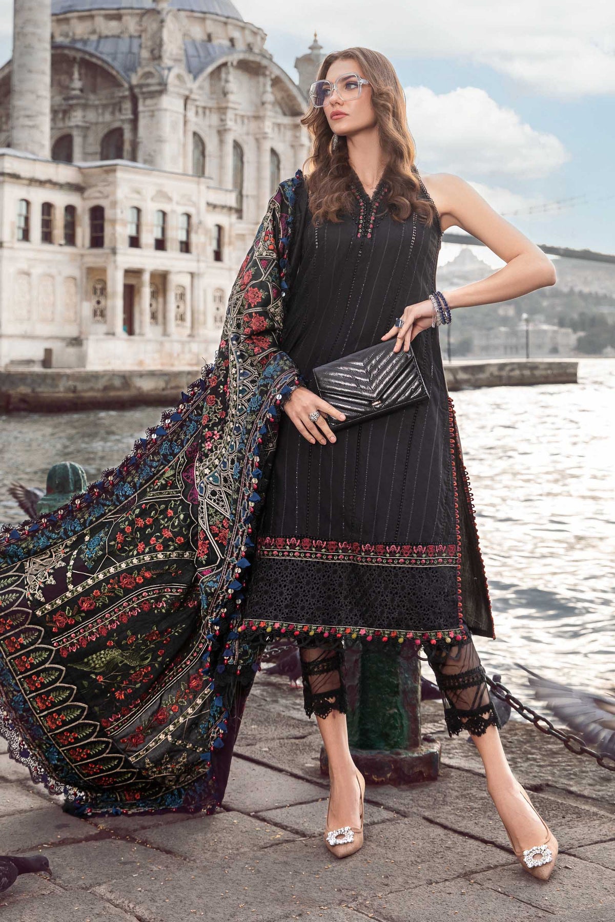 Maria B Embroidered Luxury Winter Creation