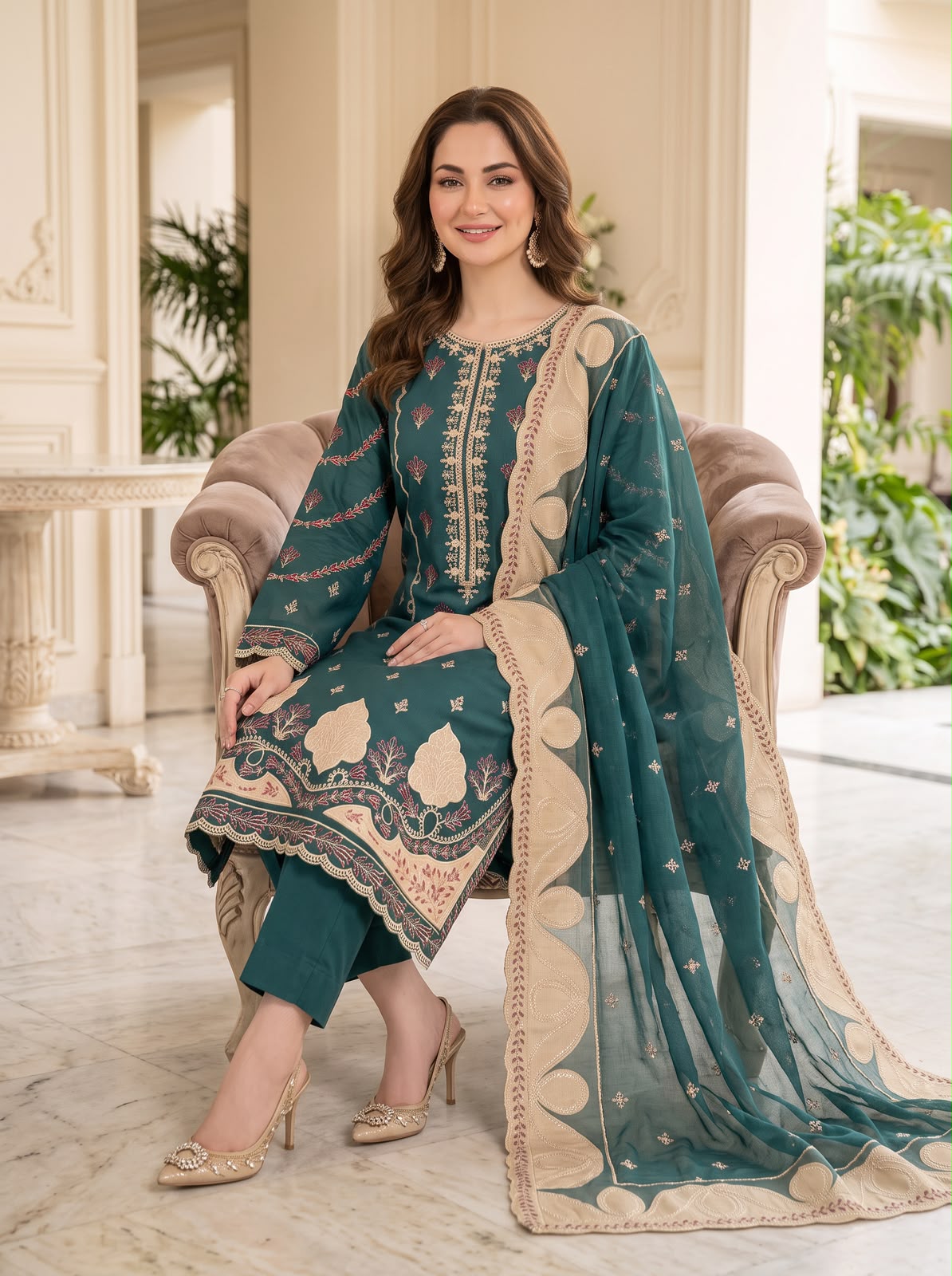 Embroidered Luxury Winter Creation 26'