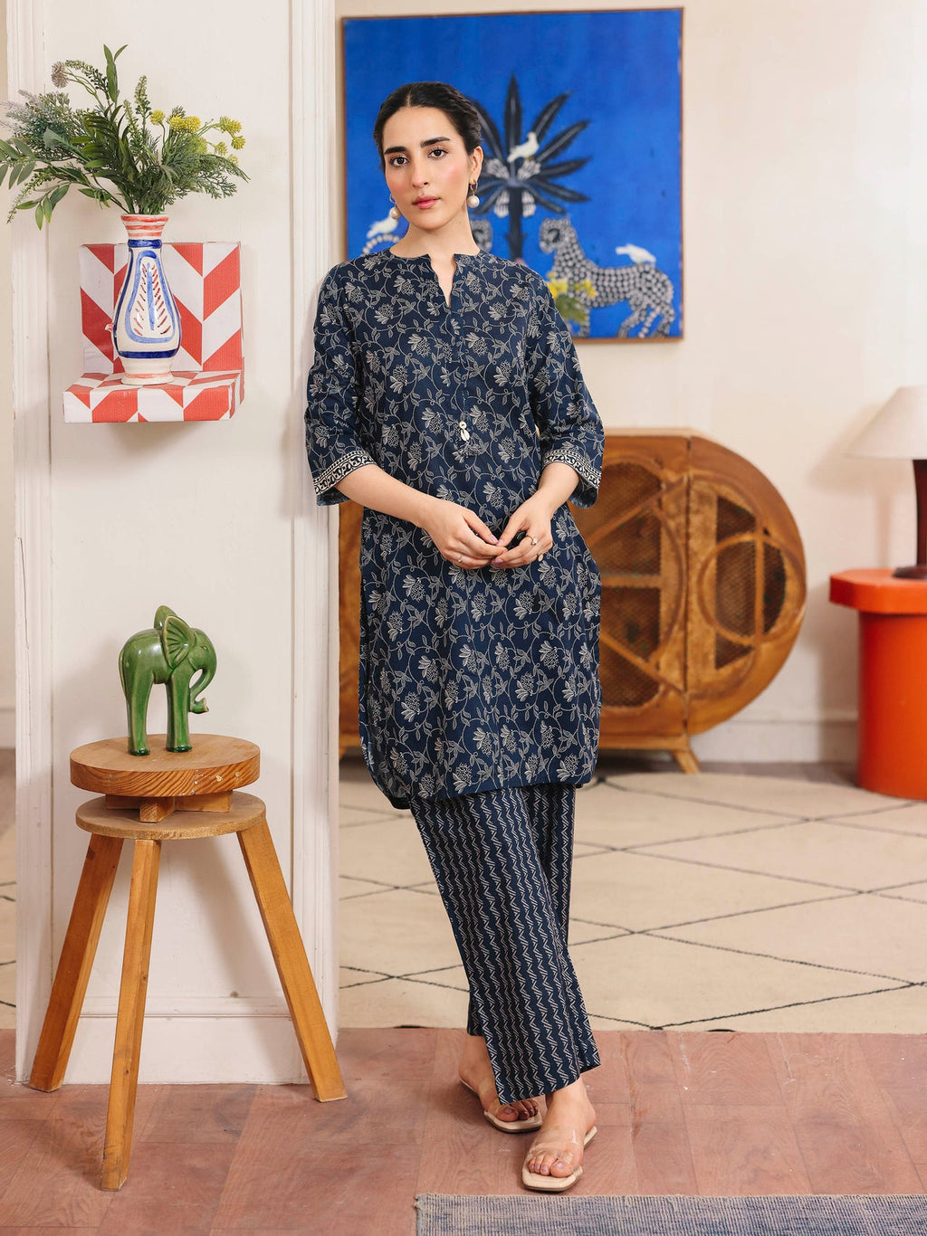 Zara Shahjahan COCO Khaddar Print 3 Pcs