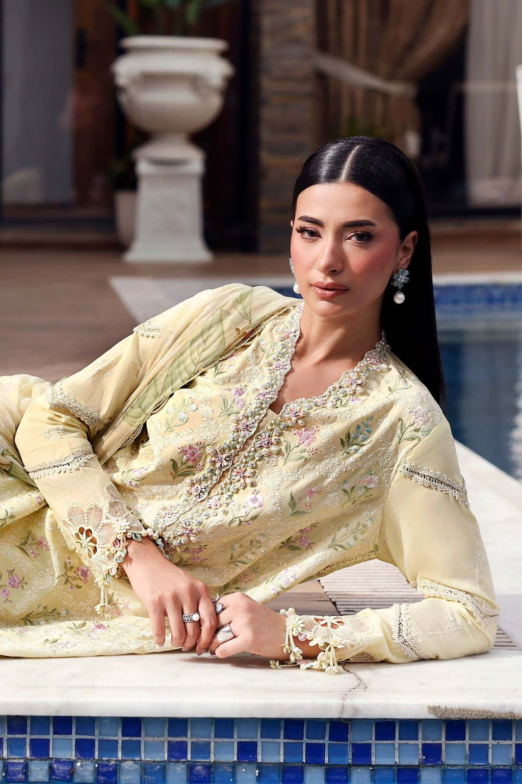 Maria B Embroidered Luxury Lawn