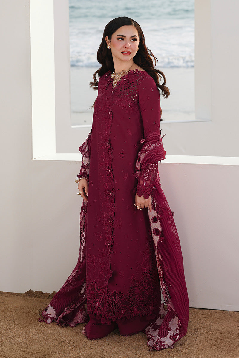 Qalamkar Embroidered Luxury Lawn Nelam