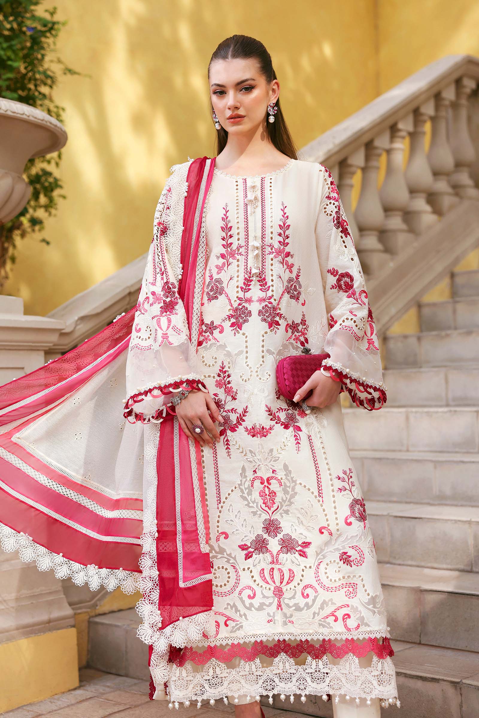 Maria B Embroidered Luxury Lawn