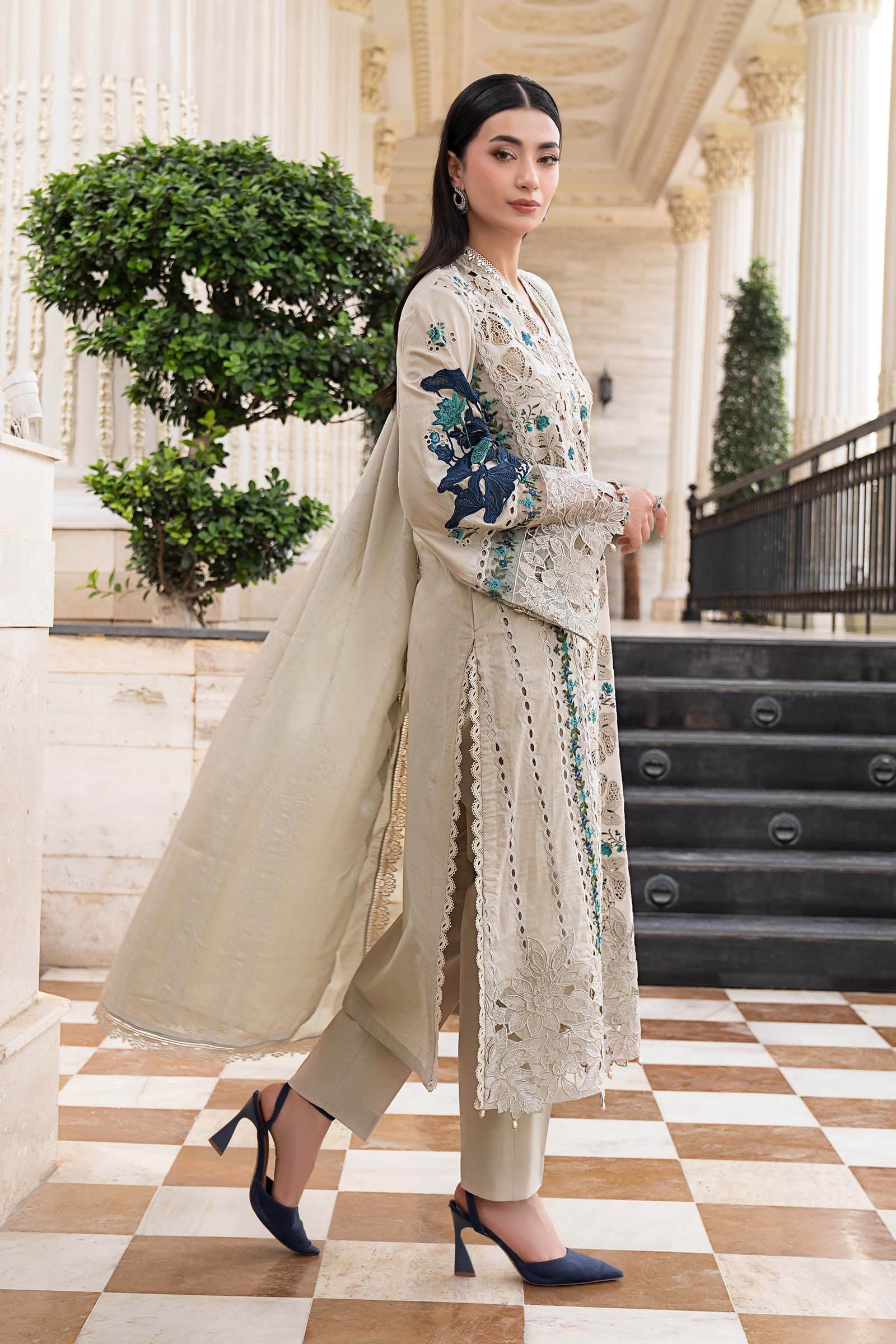 Maria B Embroidered Luxury Lawn