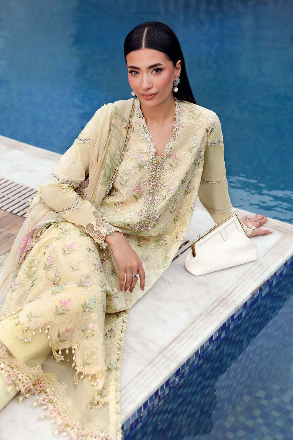 Maria B Embroidered Luxury Lawn