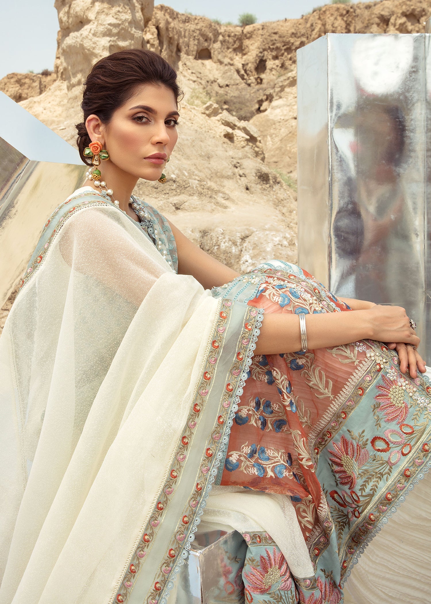 Saira Shakira Organza Suit