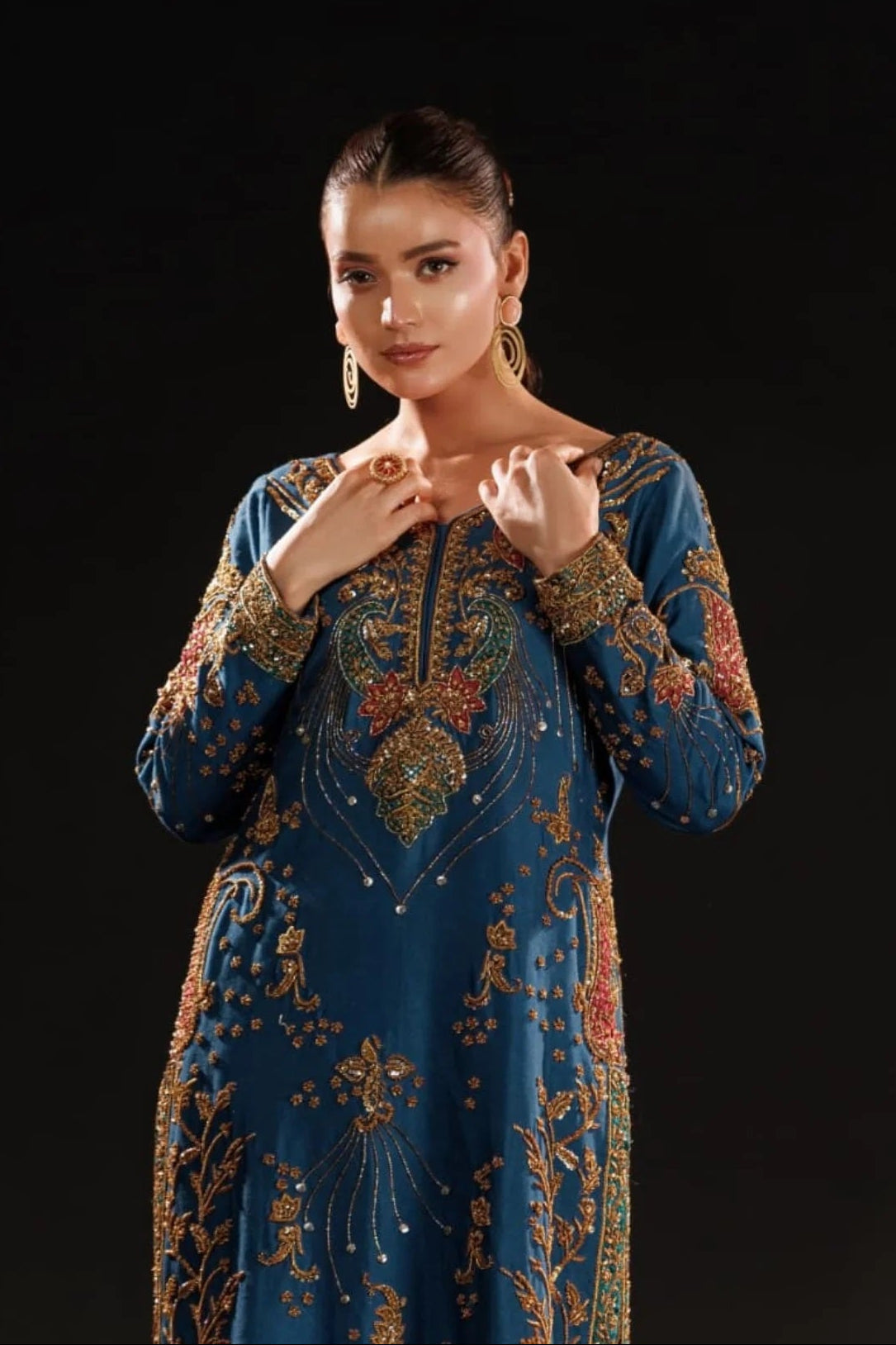 Azure Embroidered Luxury Bridal Collection