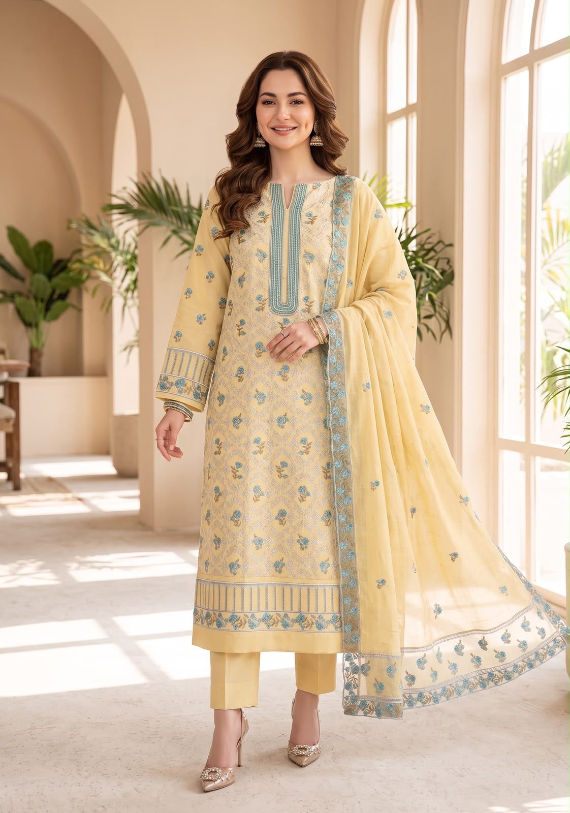 Embroidered Luxury Winter Creation 26'