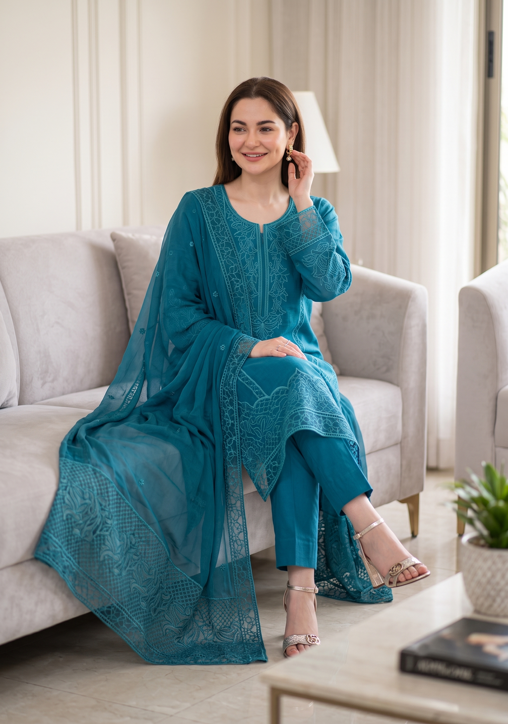 Ghani Embroidered Luxury Lawn
