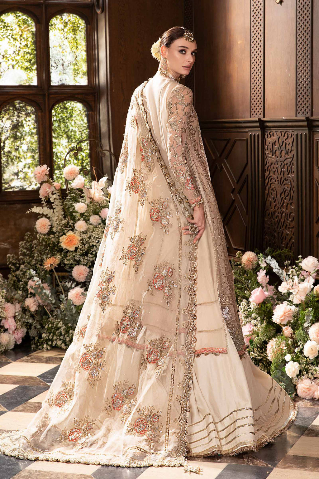 Maria B Luxury Embroidered Suit