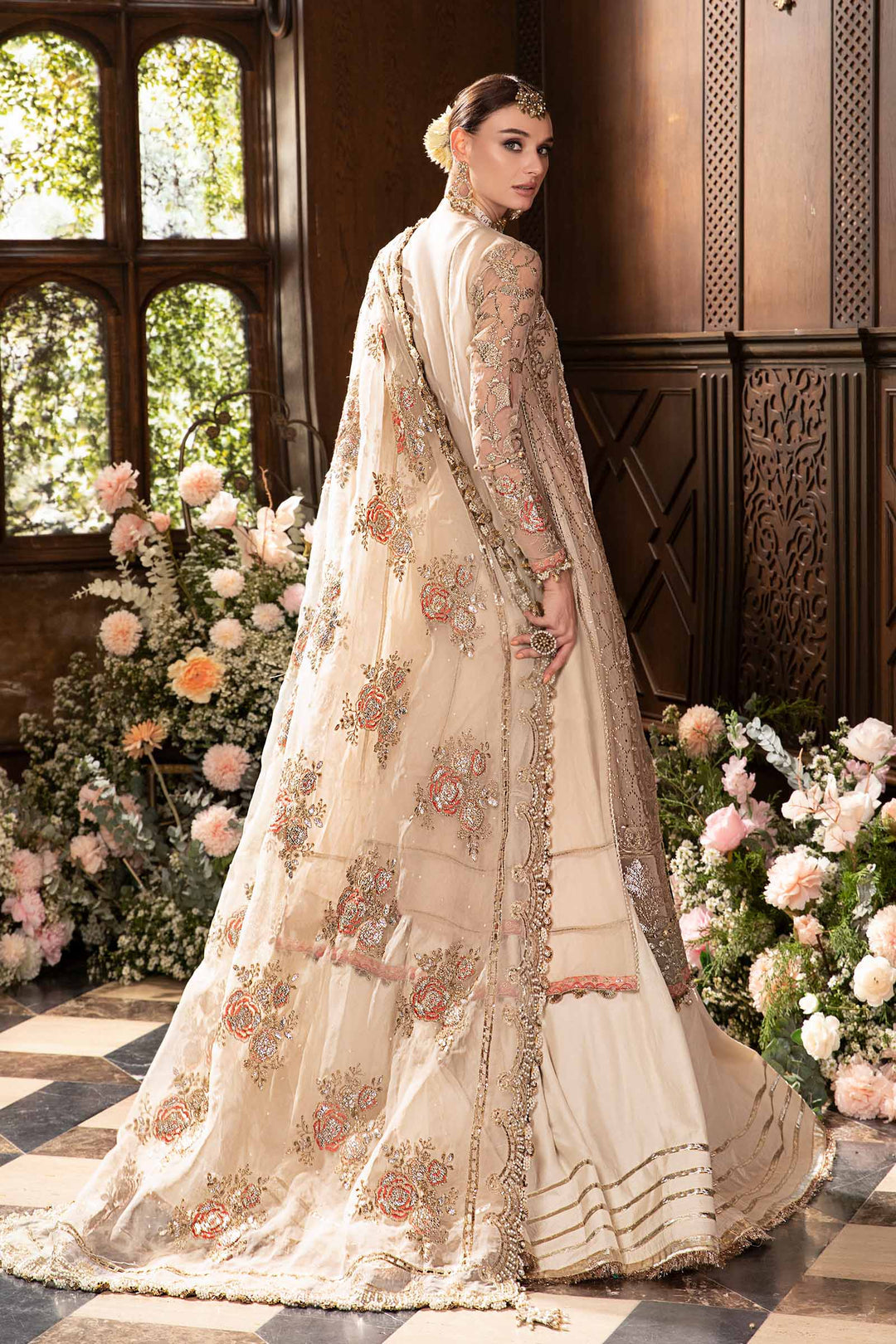 Maria B Luxury Embroidered Suit