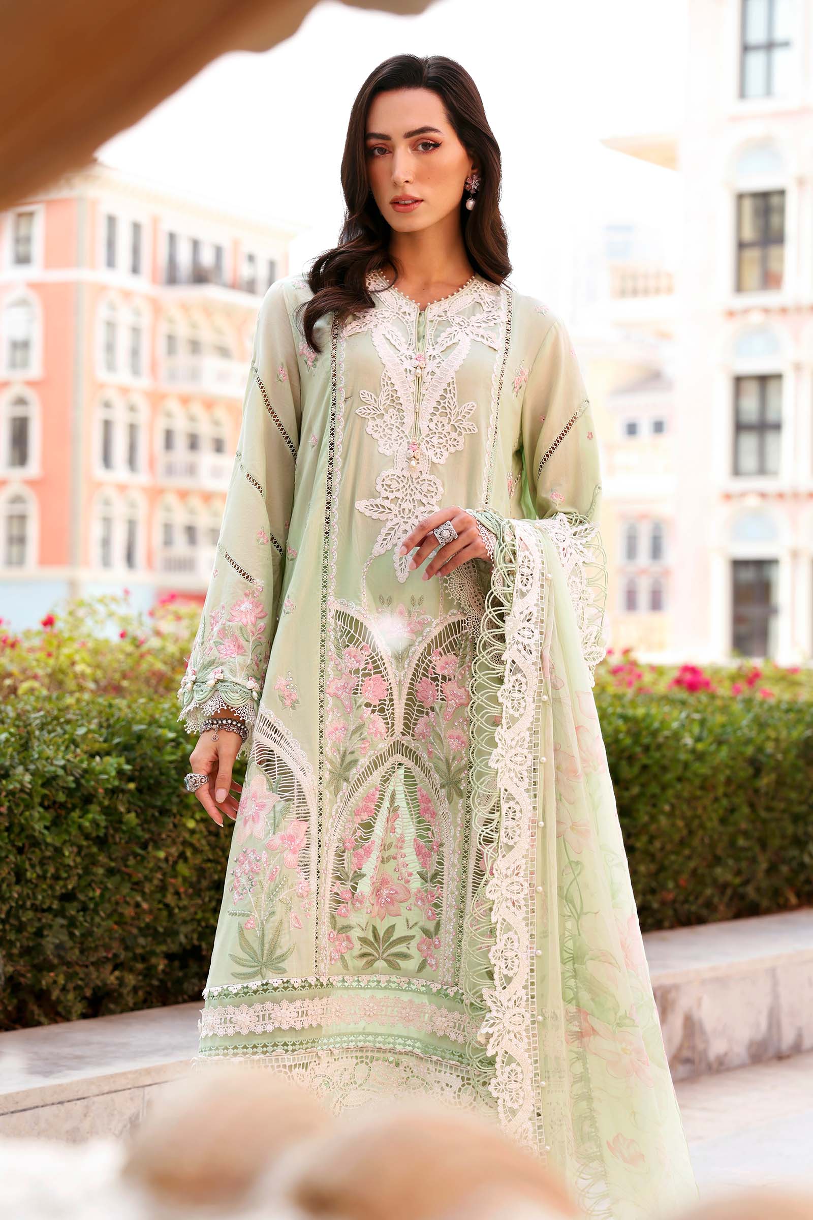 Maria B Embroidered Luxury Lawn