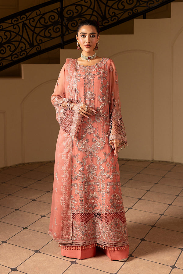 Lavish Luxury Chiffon Peach Mirage