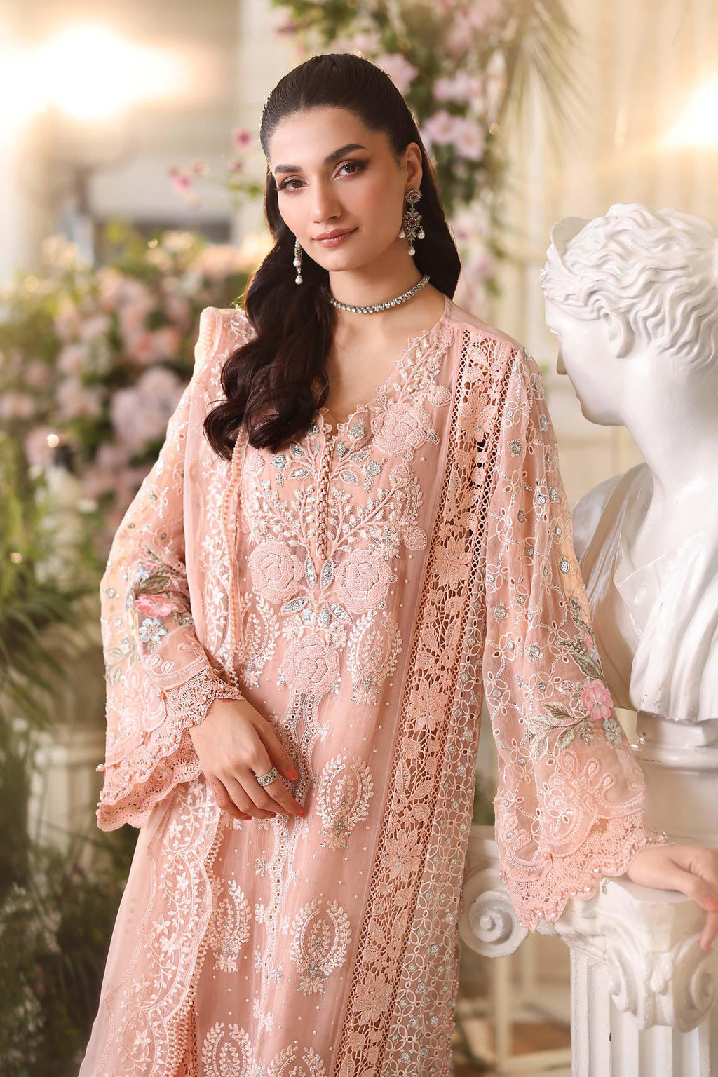 Maria B Embroidered Luxury Chiffon