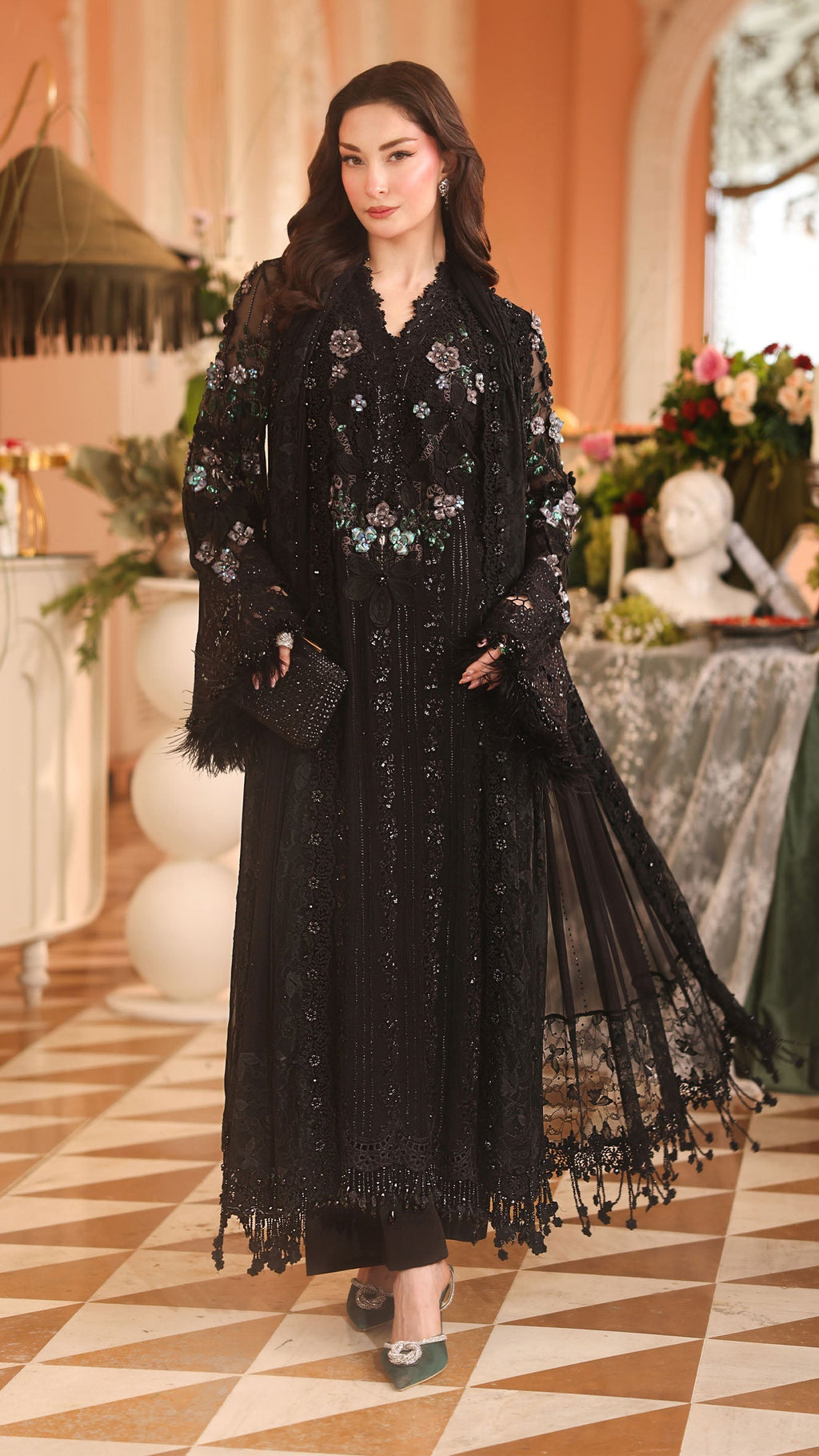 Maria B Embroidered Luxury Chiffon