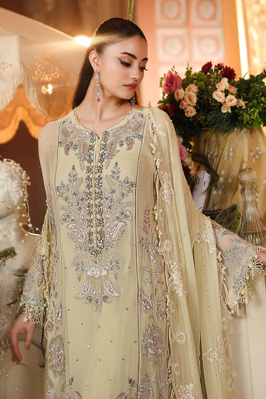 Maria B Embroidered Luxury Chiffon