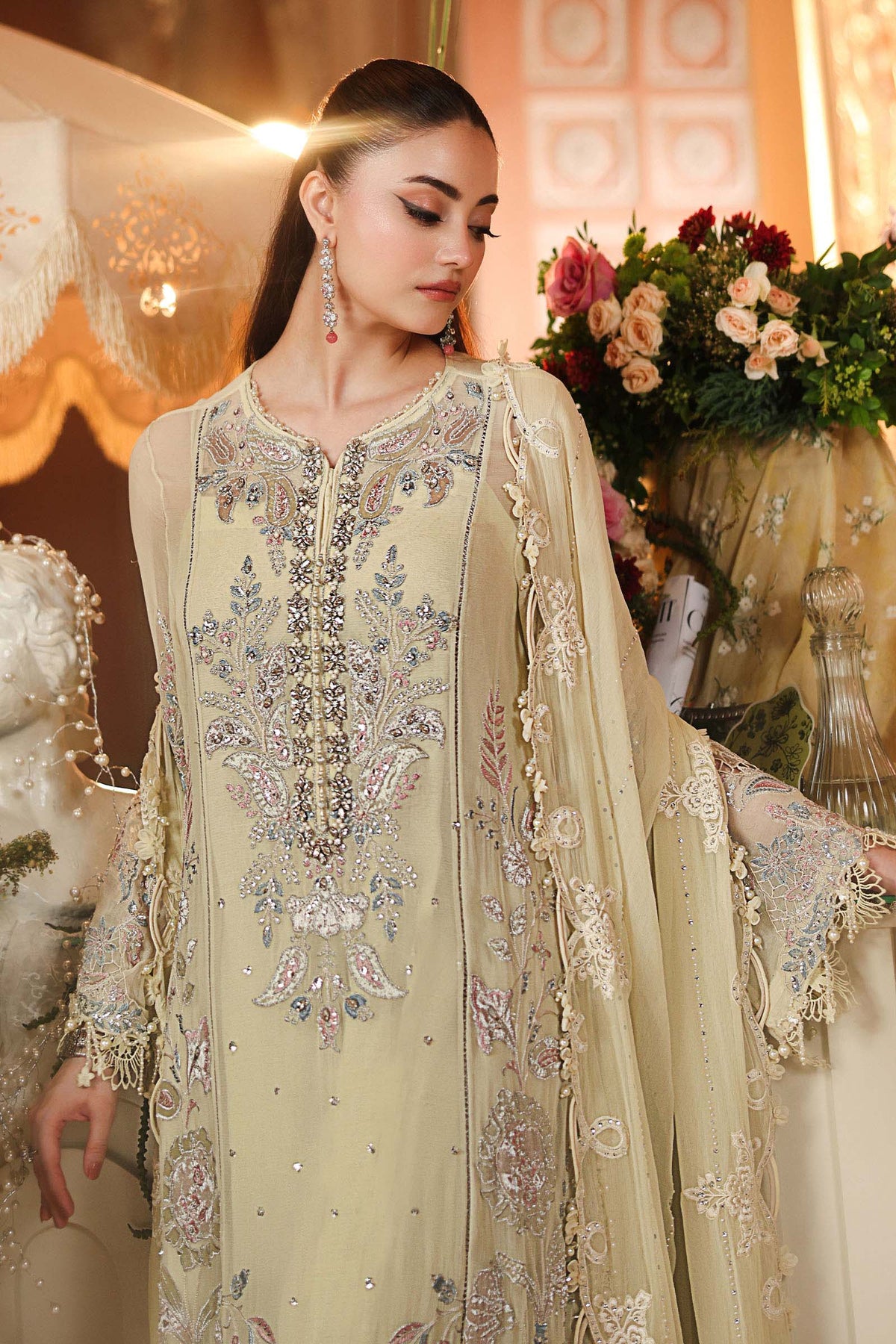 Maria B Embroidered Luxury Chiffon