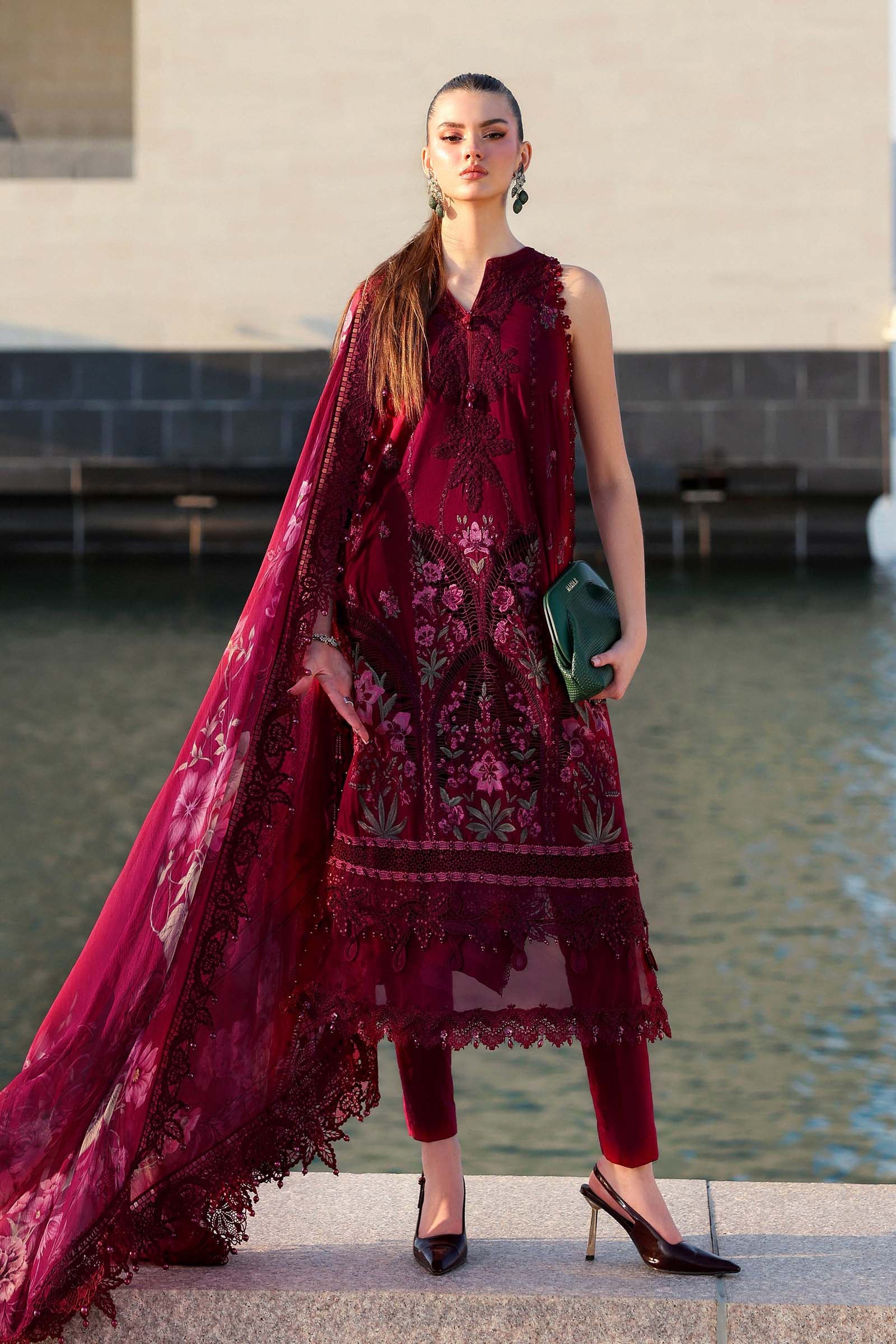 Maria B Embroidered Luxury Lawn
