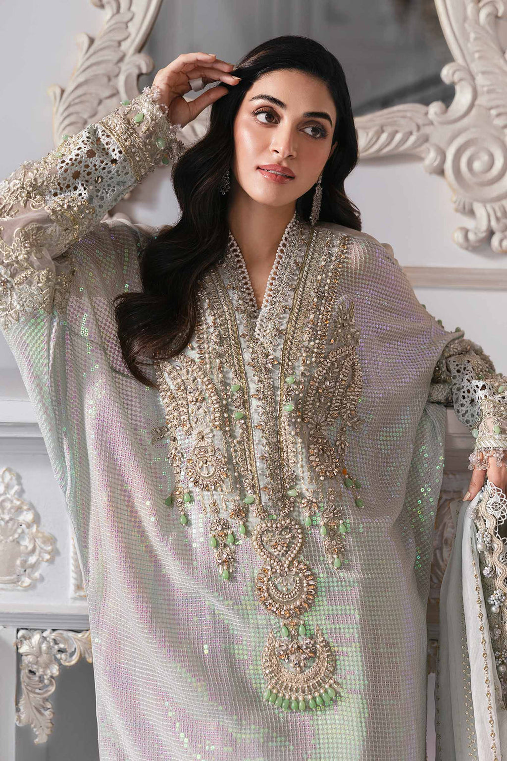 Maria B Luxury Embroidered Chiffon