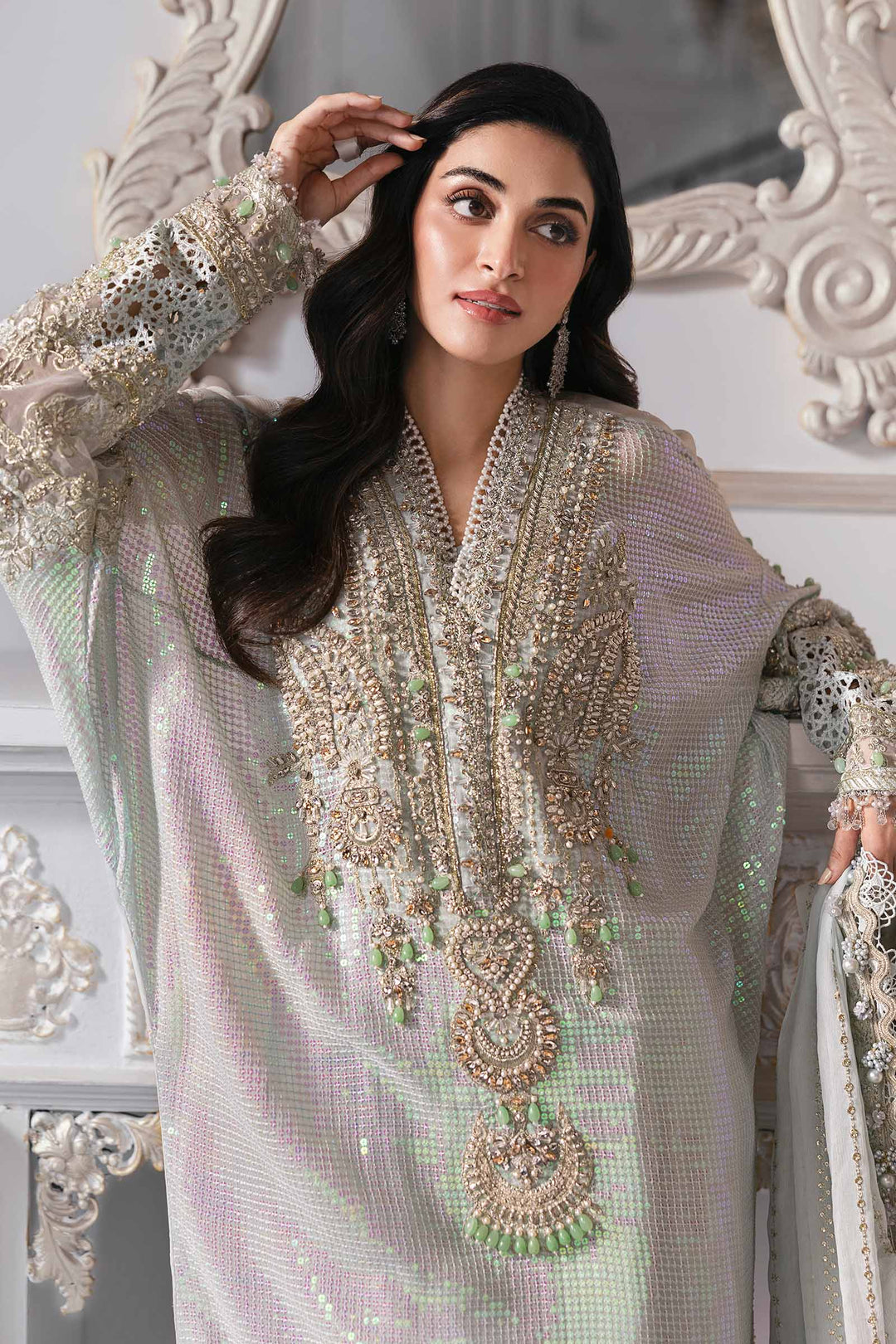 Maria B Luxury Embroidered Chiffon
