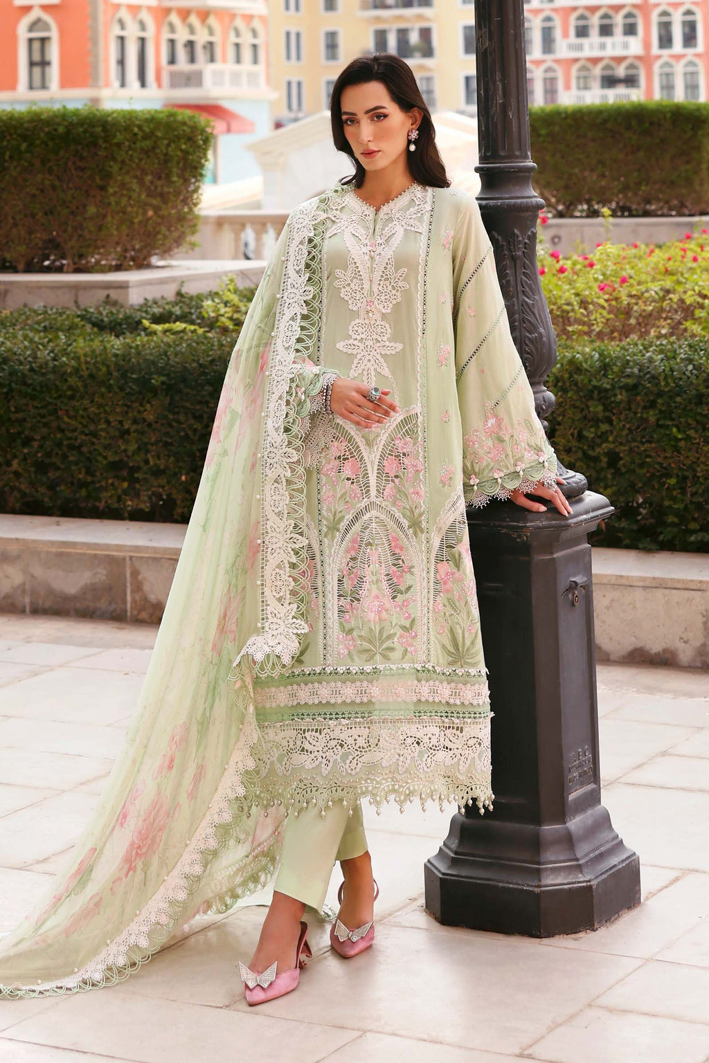 Maria B Embroidered Luxury Lawn