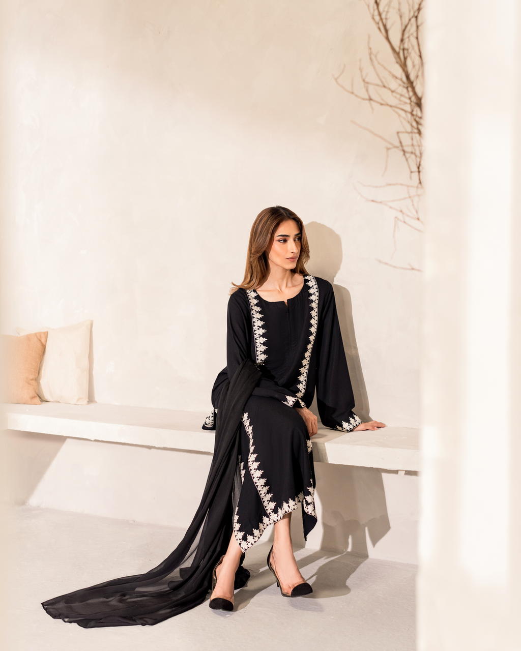 Maahe Embroidered Luxury Lawn