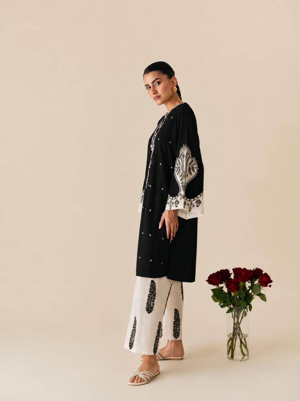 Aghanoor Embroidered Suit