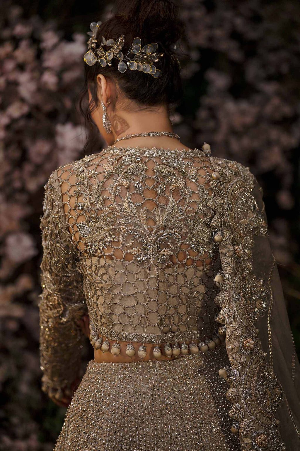 Maria B Embroidered Luxury Bridal Dress