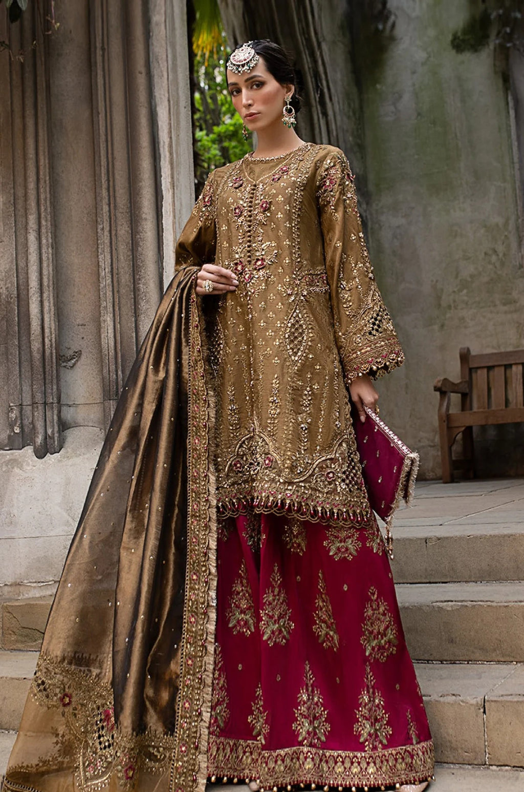 Maria B Luxury Hand Made Silk Suit