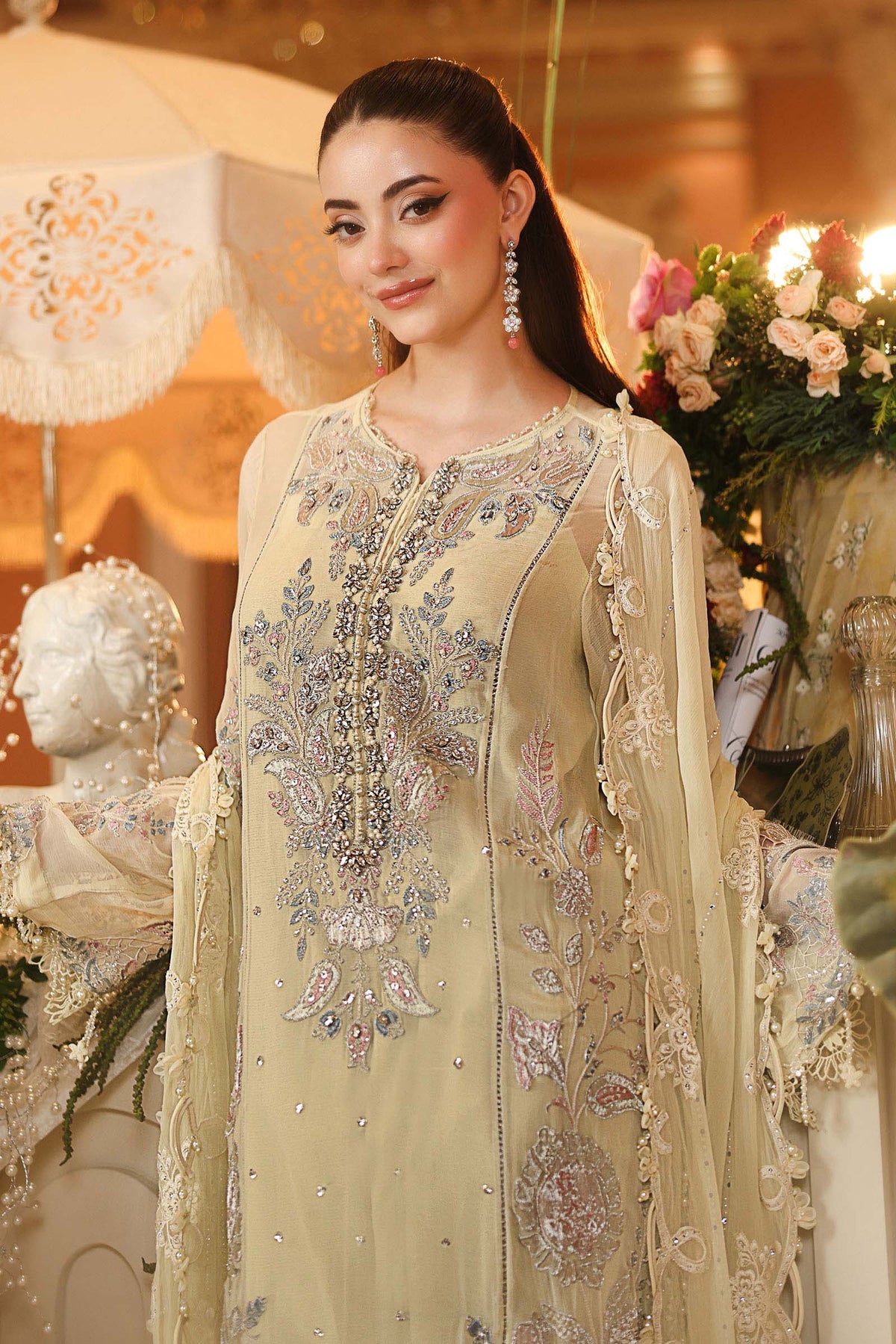 Maria B Embroidered Luxury Chiffon