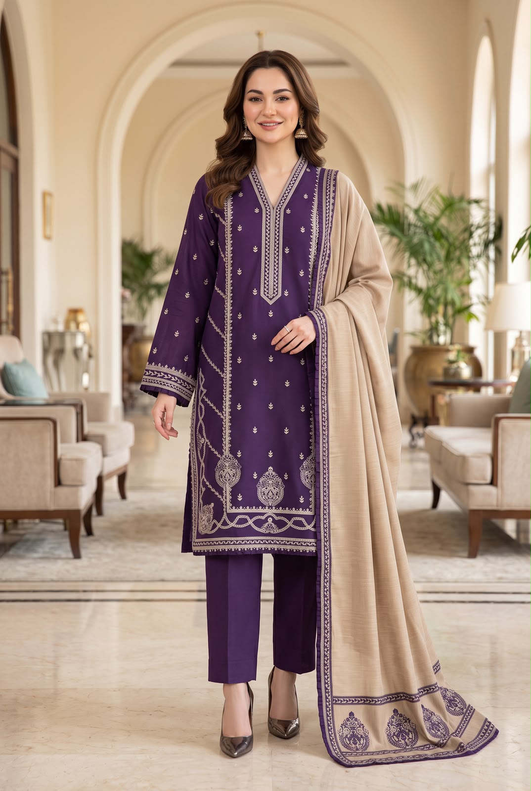Embroidered latest winter Collection 26'
