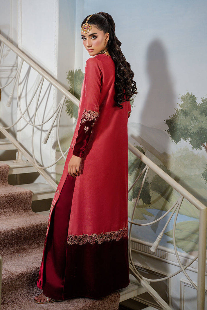 Cherry Wine Designer Wear Dress