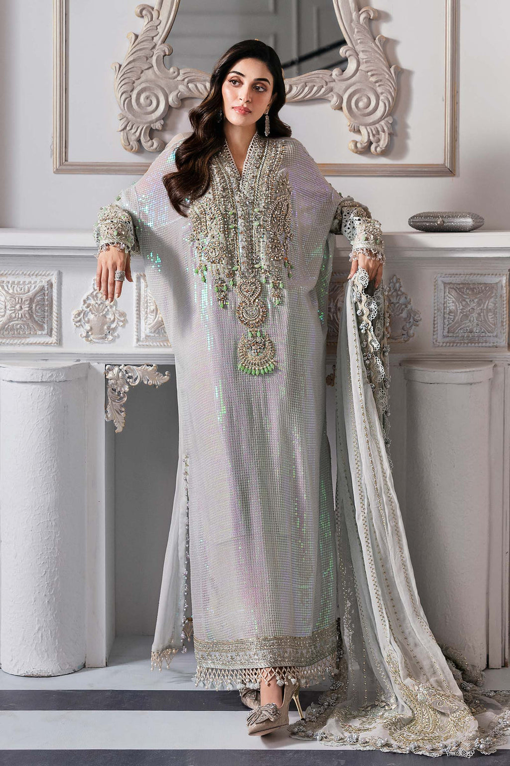 Maria B Luxury Embroidered Chiffon