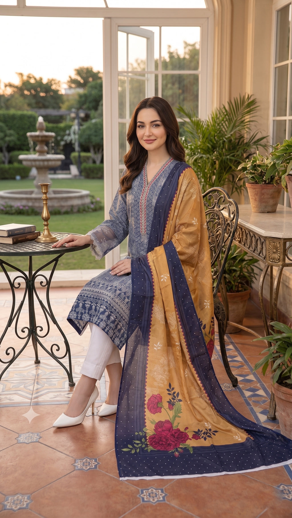 Ghani Embroidered Luxury Lawn